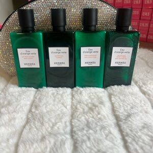 Hermes Paris Eau d'Orange verte Shampoo, Body Wash, Hair Conditioning & Lotion